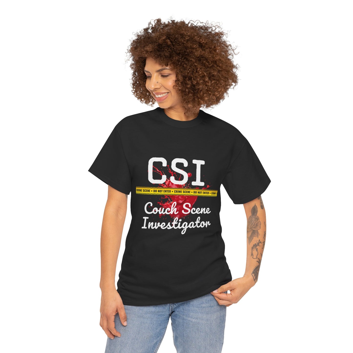CSI Couch Scene Investigator- TEE SHIRT