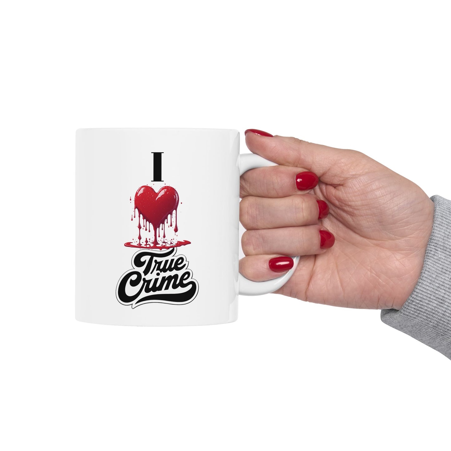 CRIME SHOW ADDICTS - Mug - I Love True Crime