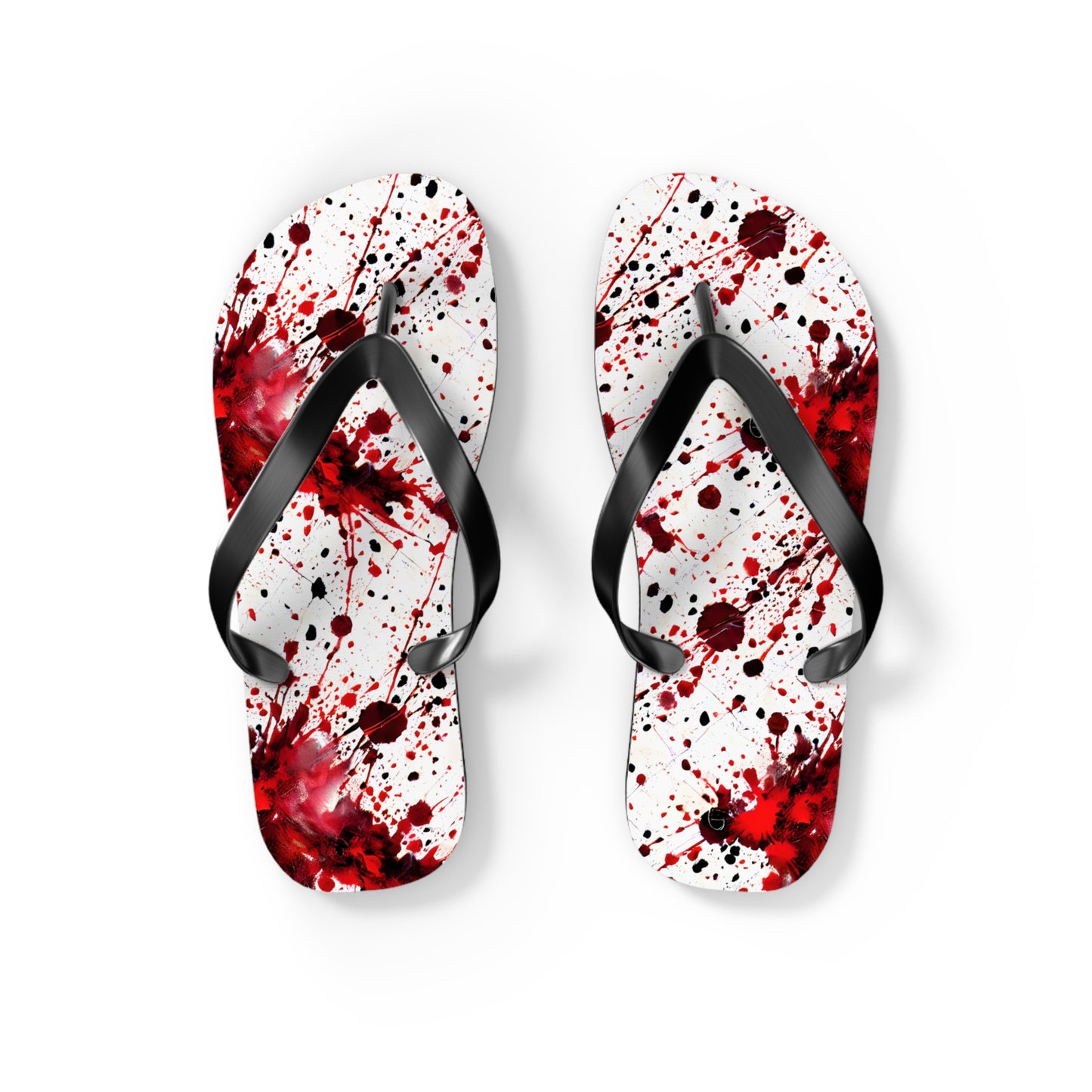 CRIME SCENE - Blood Spatter Evidence - Flip Flops