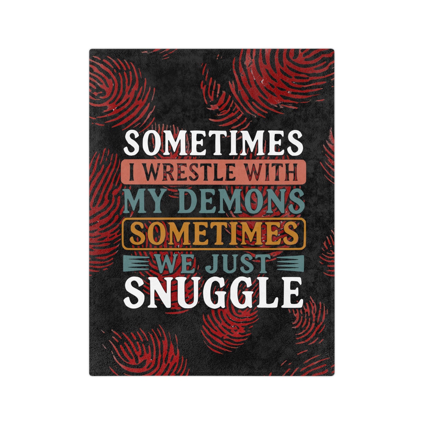 CRIME SHOW ADDICTS - Snuggly fleece BLANKET - 3 sizes ... Perfect to Hide Under