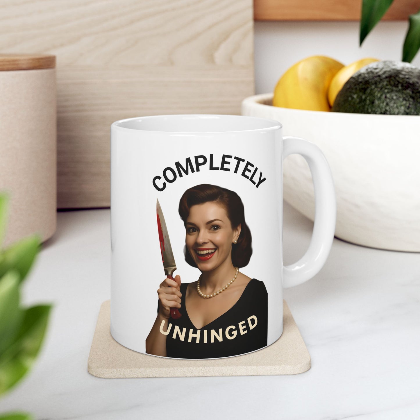 CRIME SHOW ADDICTS - Mug - Completely Unhinged (That is before Coffee)
