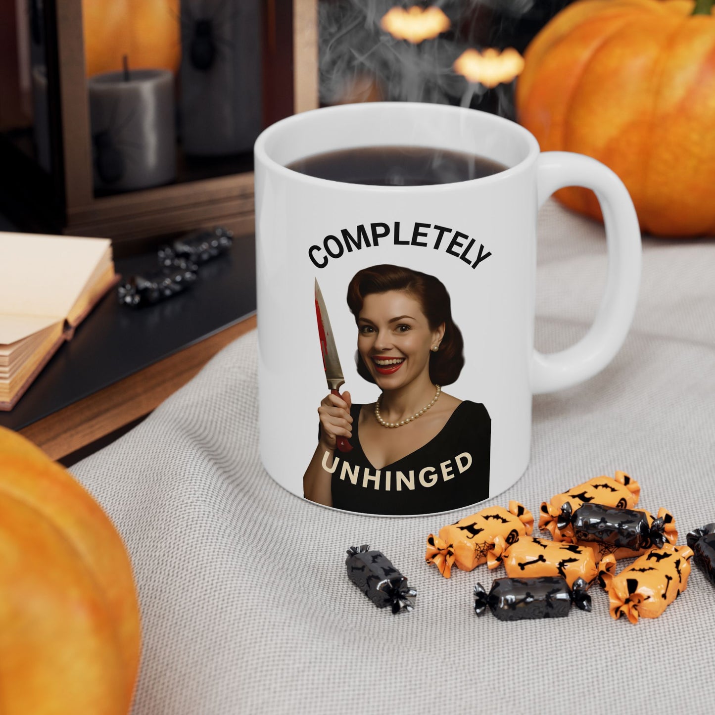 CRIME SHOW ADDICTS - Mug - Completely Unhinged (That is before Coffee)