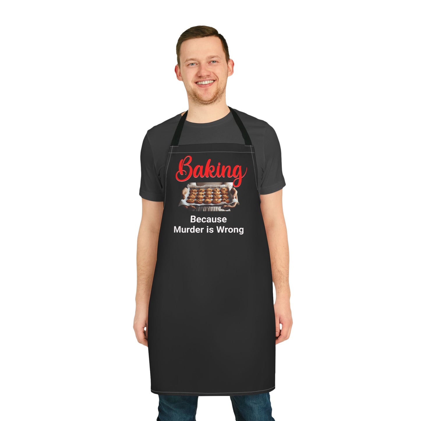 CRIME SHOW ADDICTS - Apron - "Because Murder is Wrong"