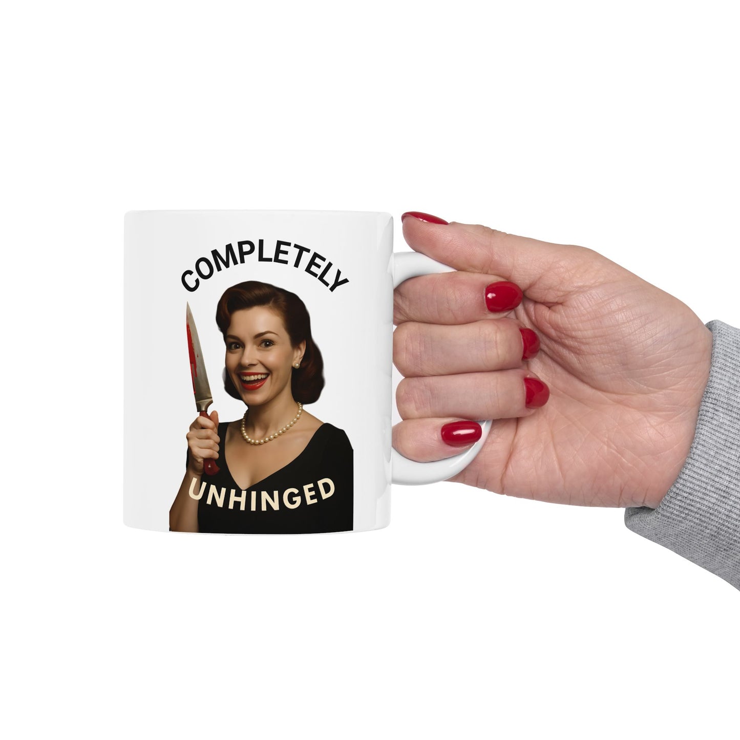 CRIME SHOW ADDICTS - Mug - Completely Unhinged (That is before Coffee)