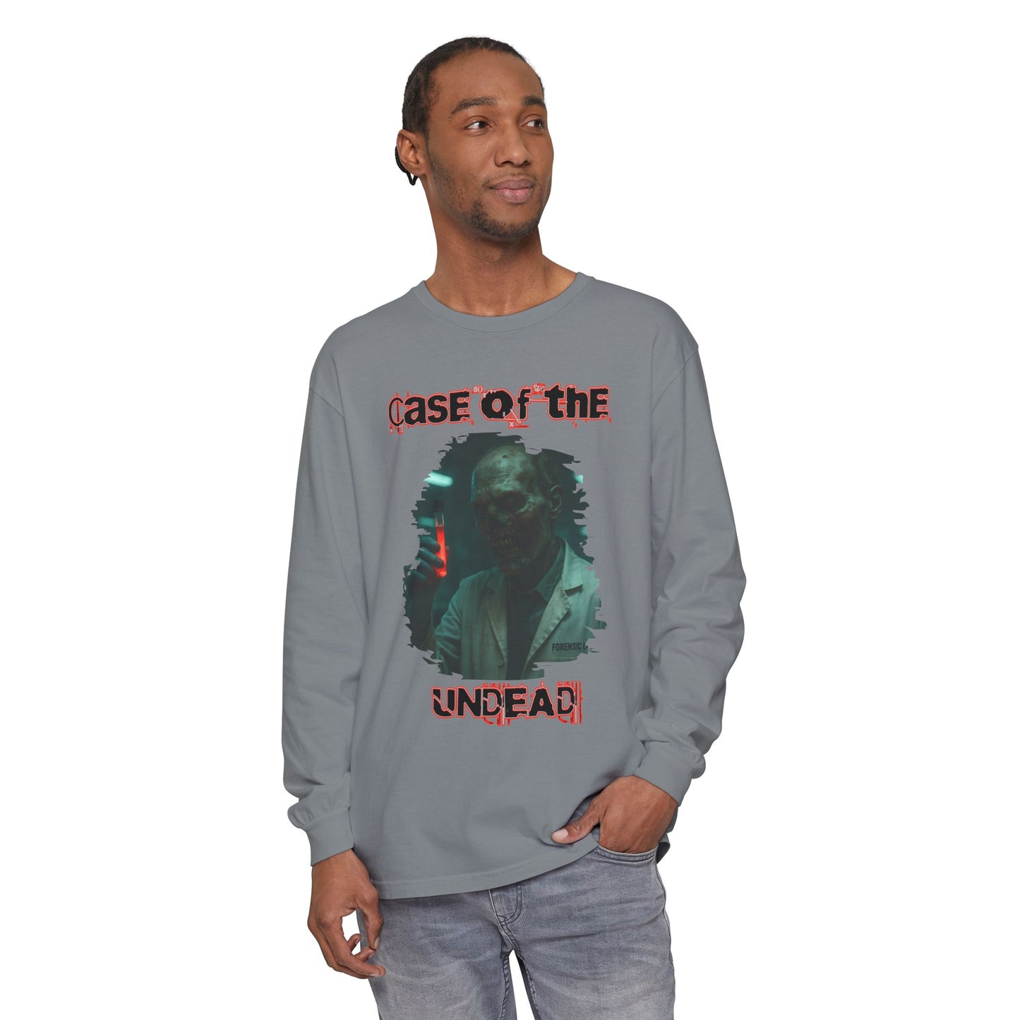 Zombie Forensic Scientist Long Sleeve T-Shirt