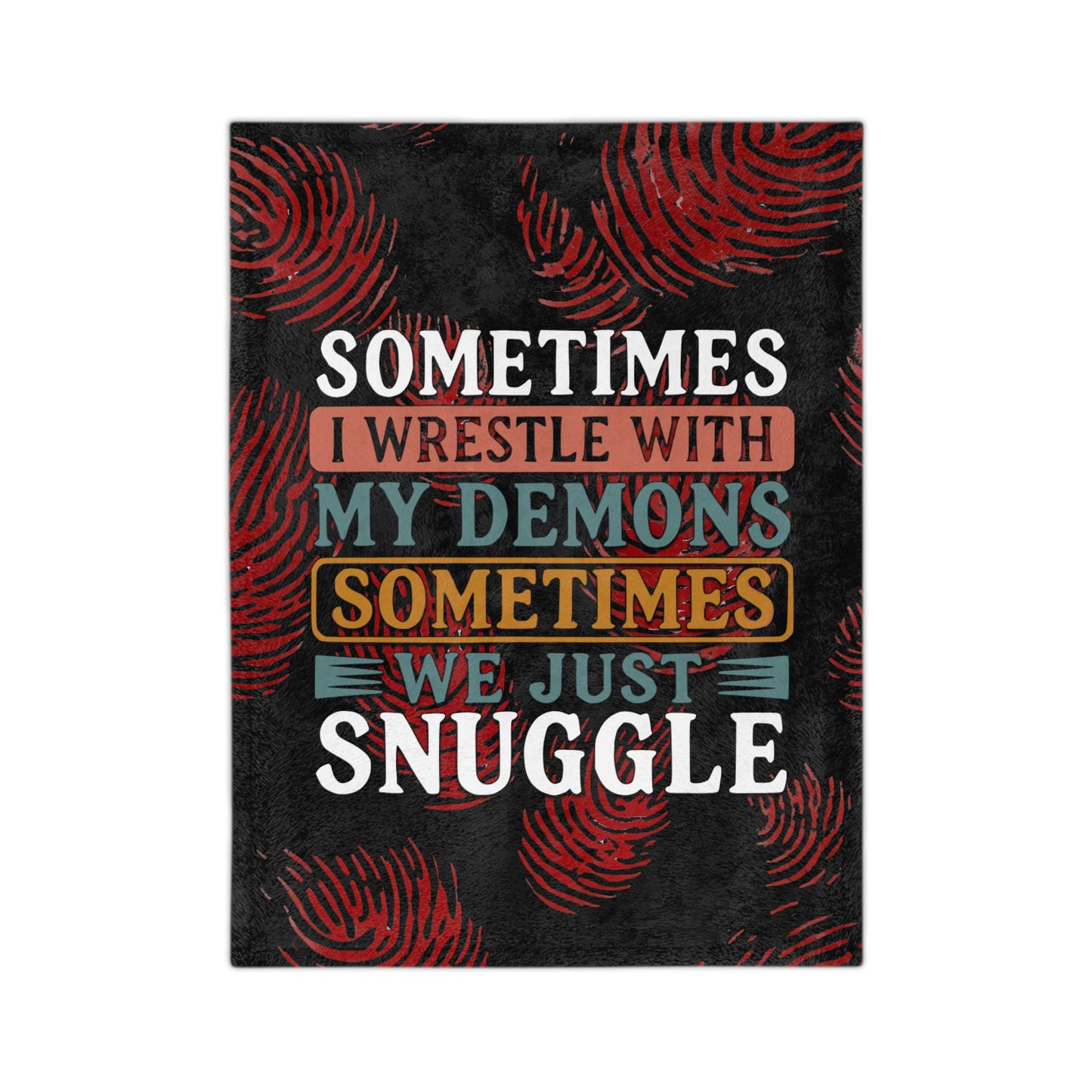 CRIME SHOW ADDICTS - Snuggly fleece BLANKET - 3 sizes ... Perfect to Hide Under
