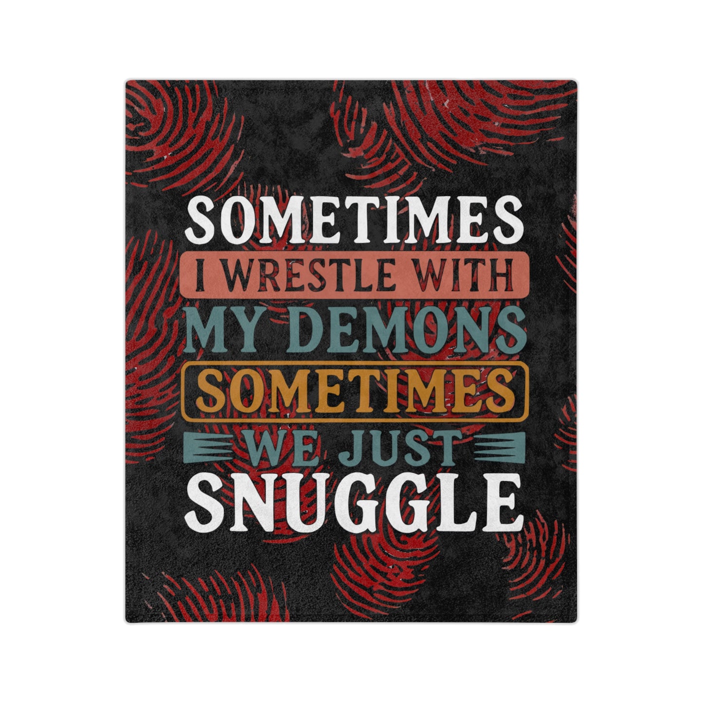 CRIME SHOW ADDICTS - Snuggly fleece BLANKET - 3 sizes ... Perfect to Hide Under