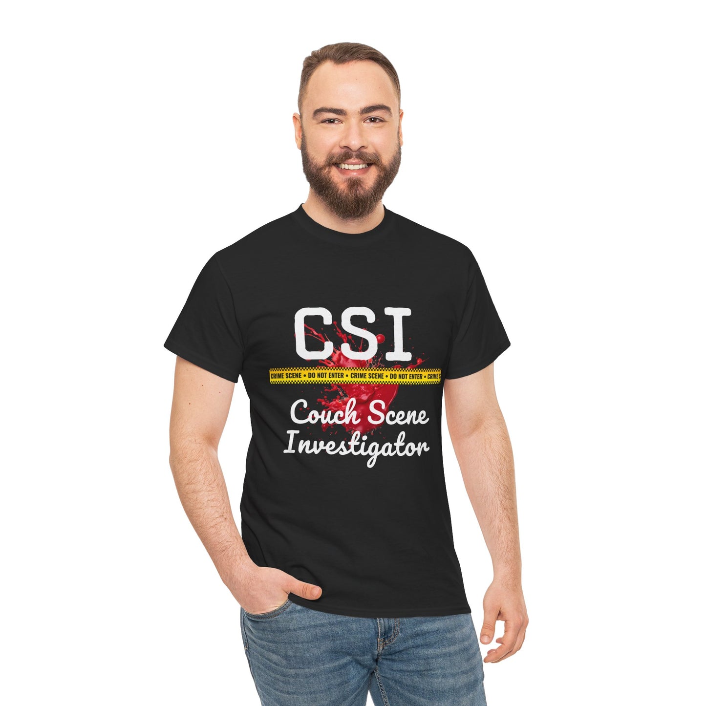 CSI Couch Scene Investigator- TEE SHIRT