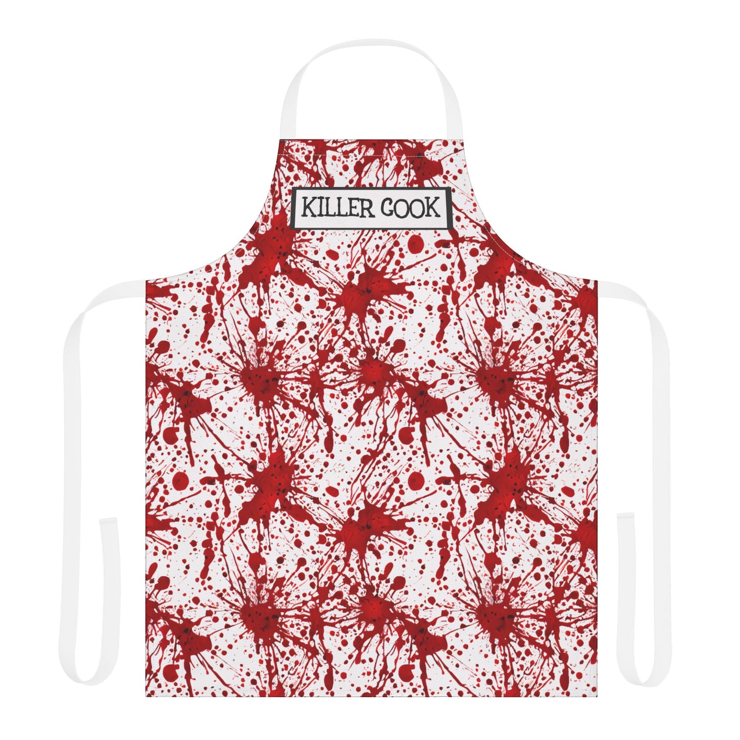 Killer Cook Blood Splatter Apron - Fun Culinary Gift for Chefs and Grilling Enthusiasts