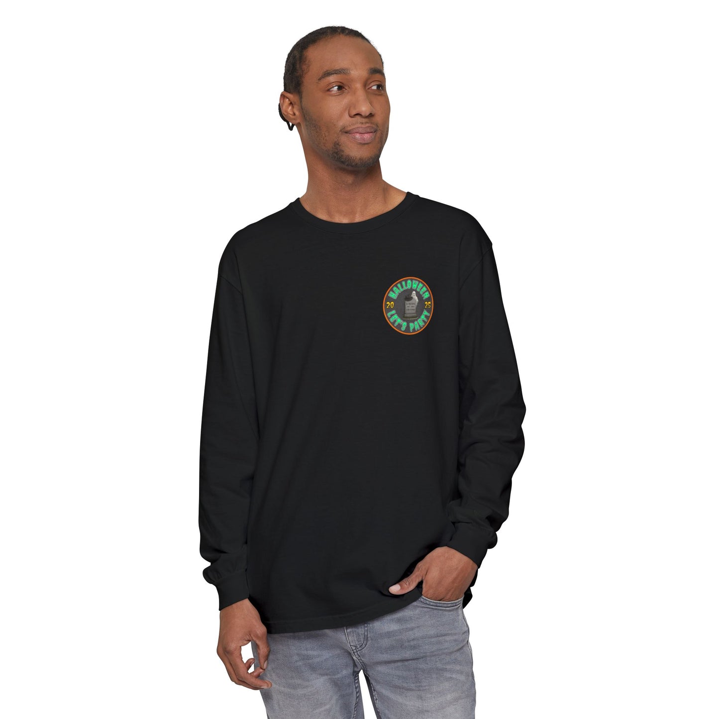 Halloween Let's Party Long Sleeve Tee - True Crime Addicts