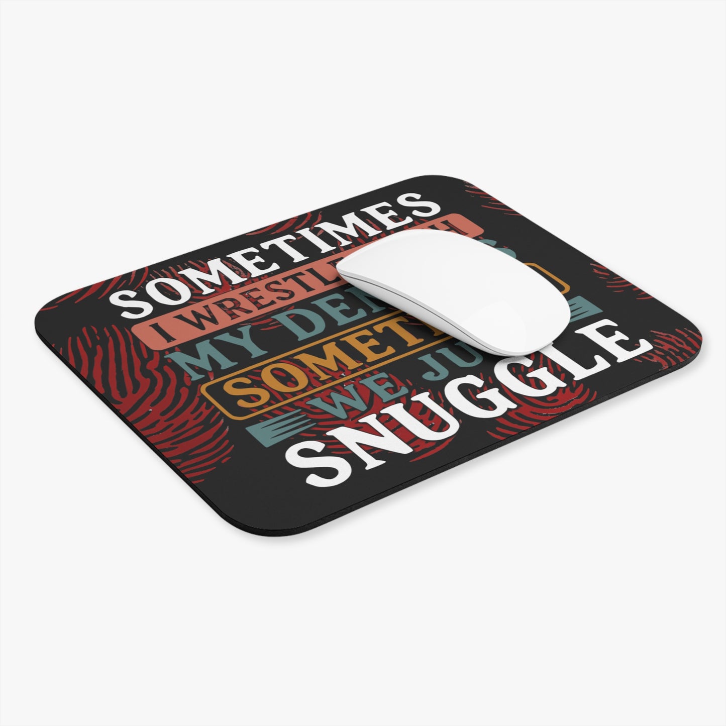Crime Show Addicts - MOUSEPAD - 'Sometimes We Just Snuggle'