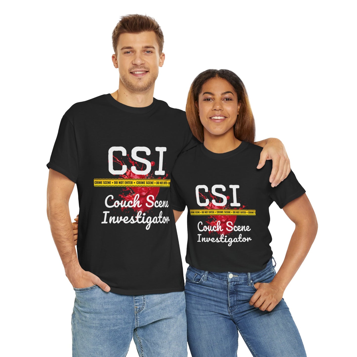 CSI Couch Scene Investigator- TEE SHIRT