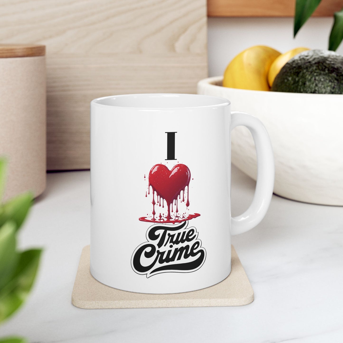 CRIME SHOW ADDICTS - Mug - I Love True Crime