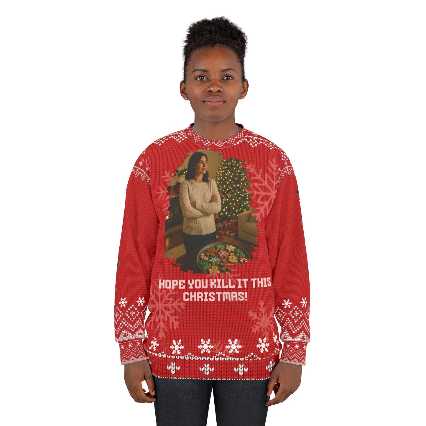 Crime Show Christmas Sweater • “Hope You Kill It This Christmas” Sweatshirt • Funny True Crime Holiday Sweater • Dark Humor Xmas Gift