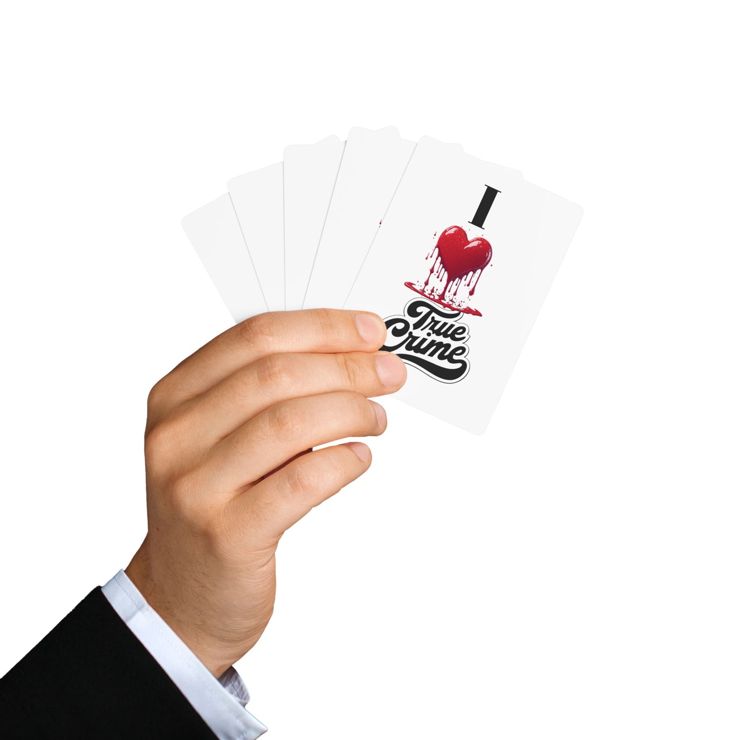 CRIME SHOW ADDICTS - True Crime Poker Playing Cards, Unique Card Game, Gifts for Gamers, Home Game Night
