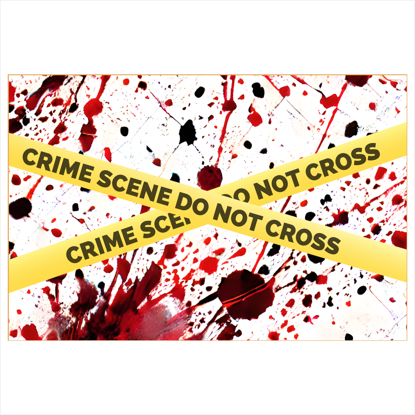 Crime Show Addicts - WELCOME DOOR MAT - Do not Enter