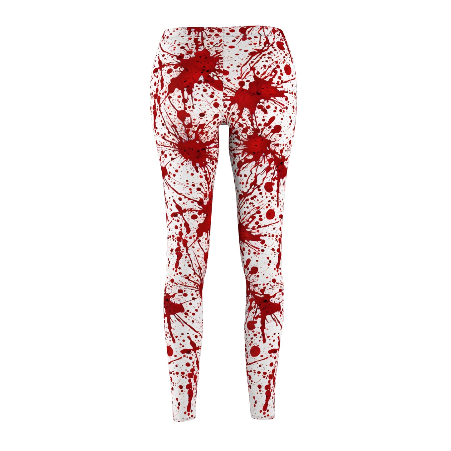 BLOOD SPLATTER Crime Scene LEGGINGS - Perfect for you Crime Show Binges