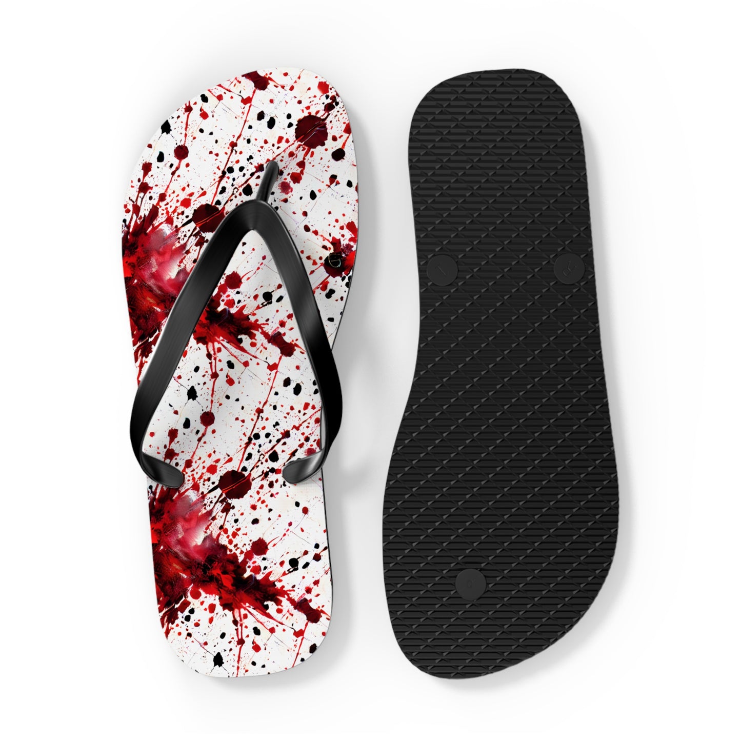 CRIME SCENE - Blood Spatter Evidence - Flip Flops