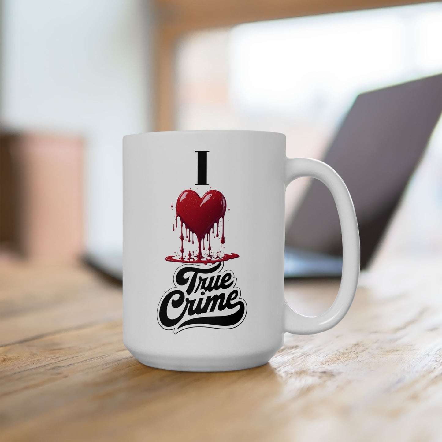 CRIME SHOW ADDICTS - Mug - I Love True Crime