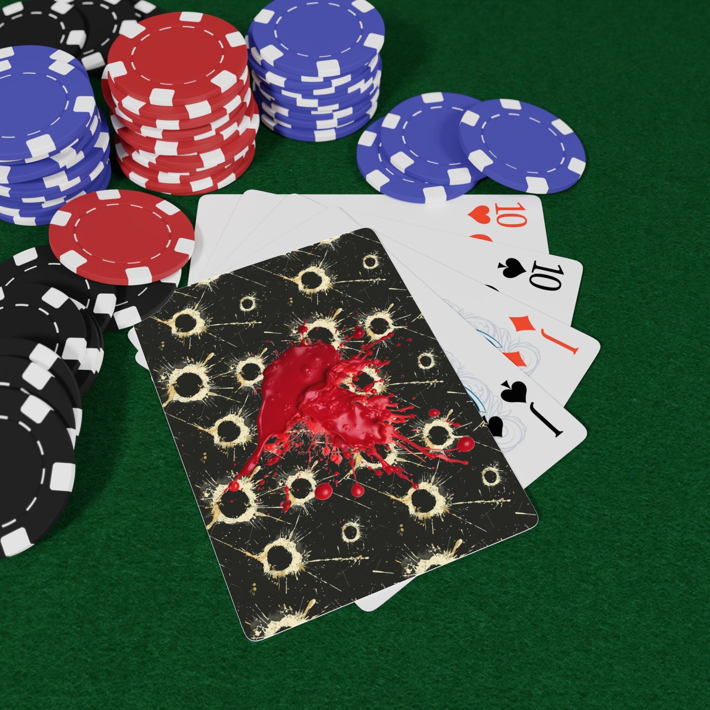 TRUE CRIME Poker Playing Cards Set - Stylish & Unique Card Deck for Game Night