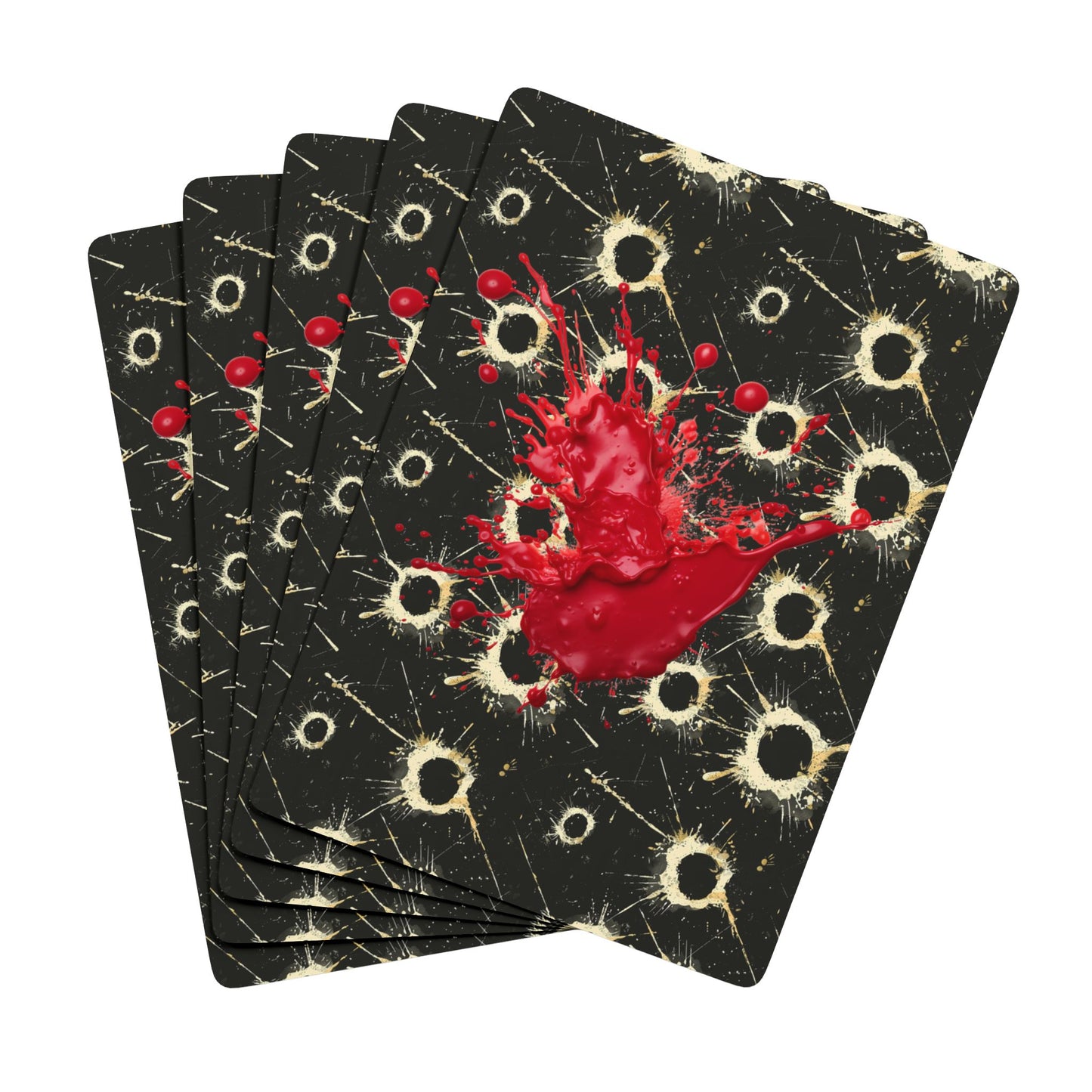 TRUE CRIME Poker Playing Cards Set - Stylish & Unique Card Deck for Game Night
