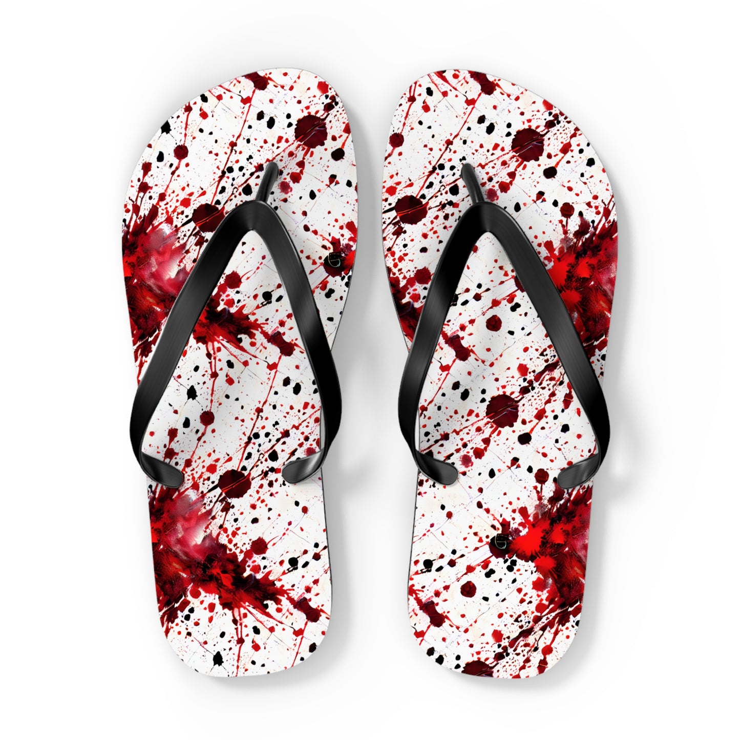 CRIME SCENE - Blood Spatter Evidence - Flip Flops