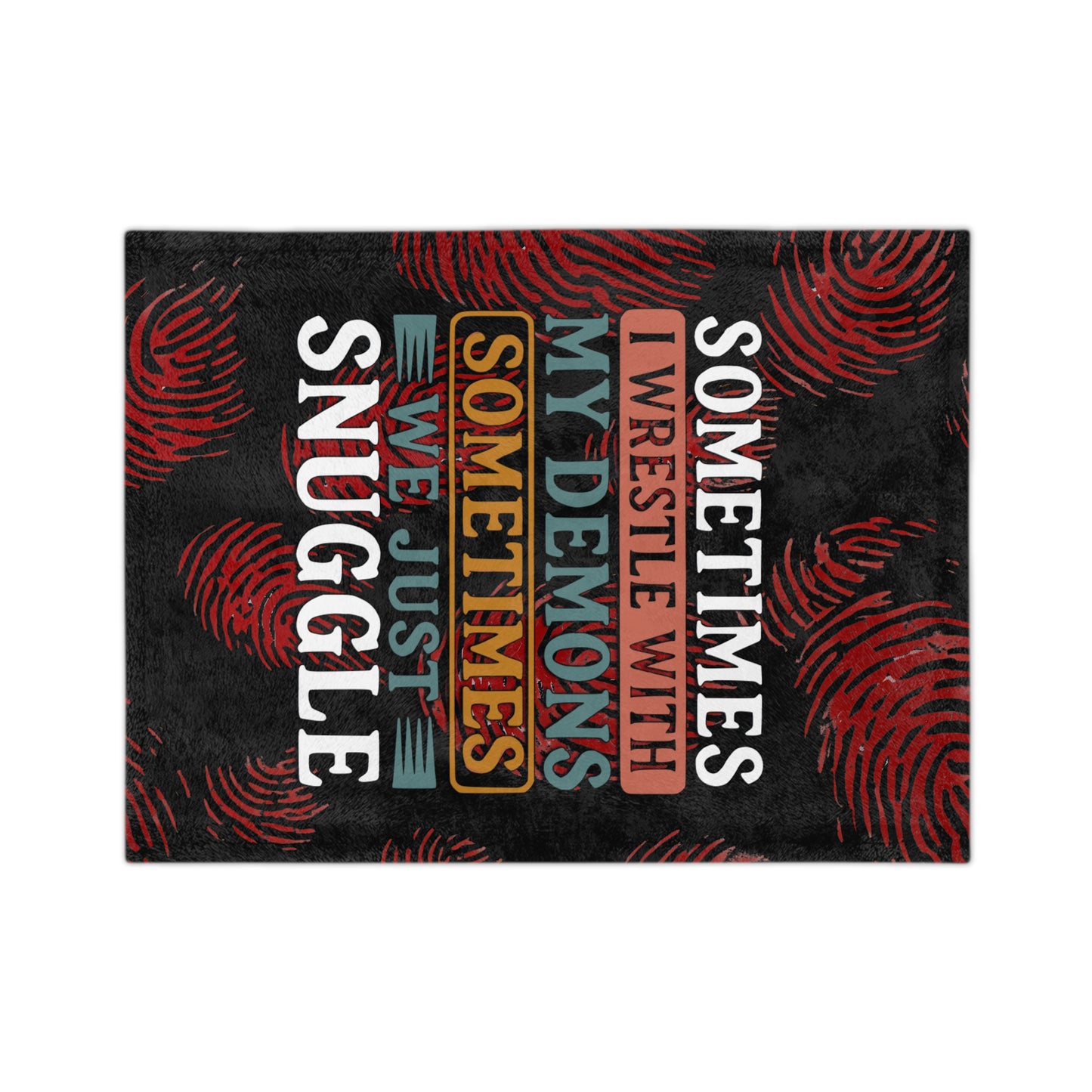 CRIME SHOW ADDICTS - Snuggly fleece BLANKET - 3 sizes ... Perfect to Hide Under