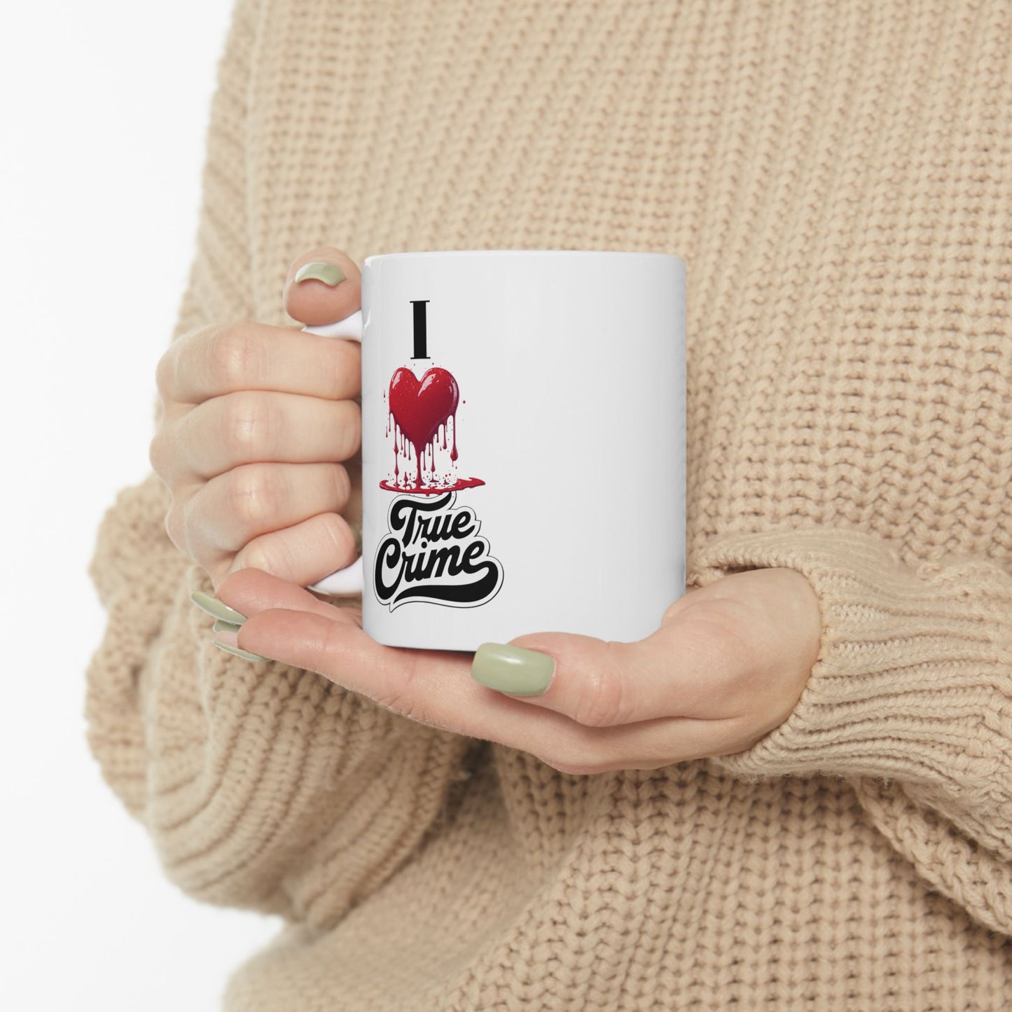 CRIME SHOW ADDICTS - Mug - I Love True Crime