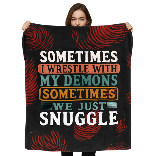 CRIME SHOW ADDICTS - Snuggly fleece BLANKET - 3 sizes ... Perfect to Hide Under