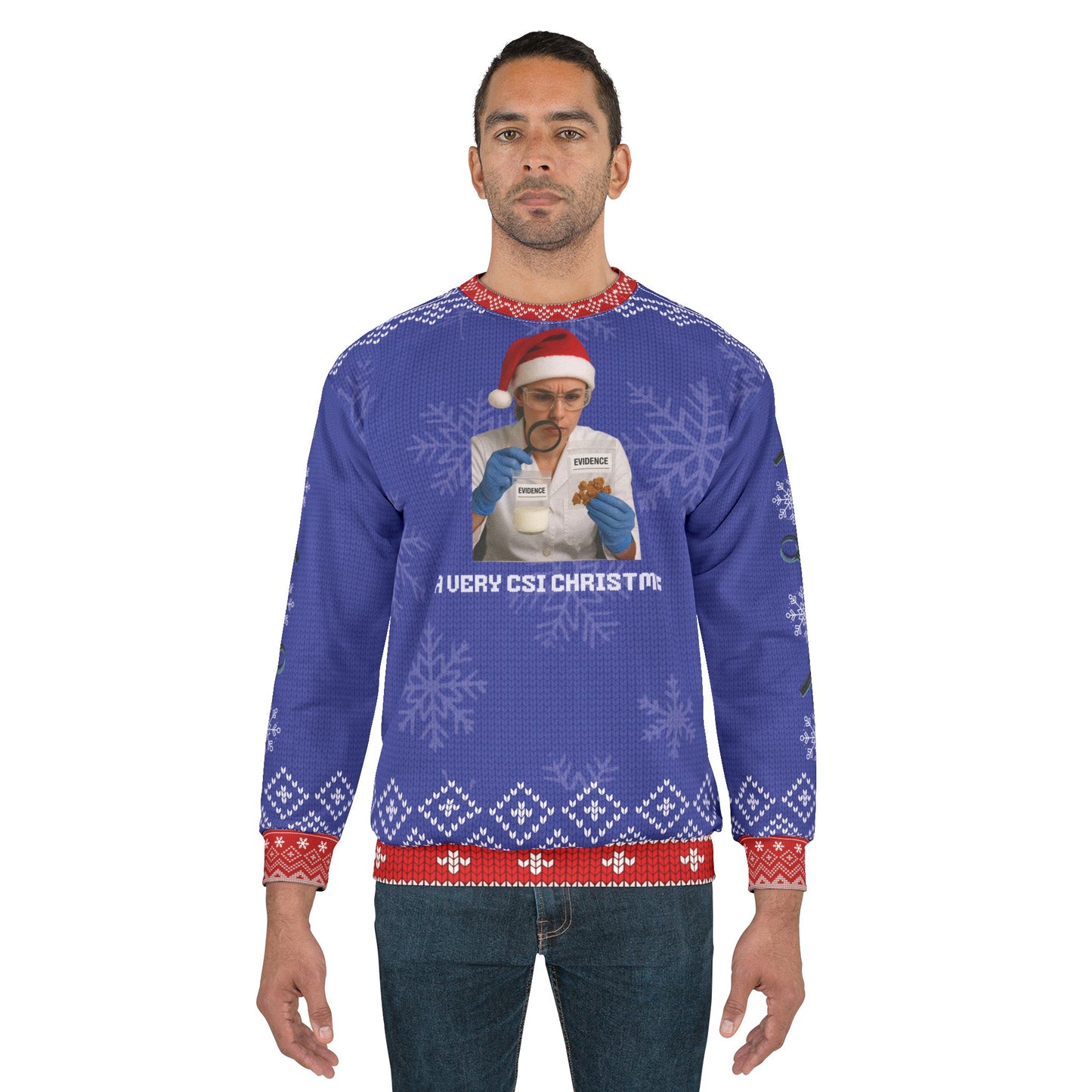 CSI Christmas Sweater • “A Very CSI Christmas” Funny Forensic Holiday Sweatshirt • True Crime Xmas Sweater • Dark Humor Gift for Crime Fans