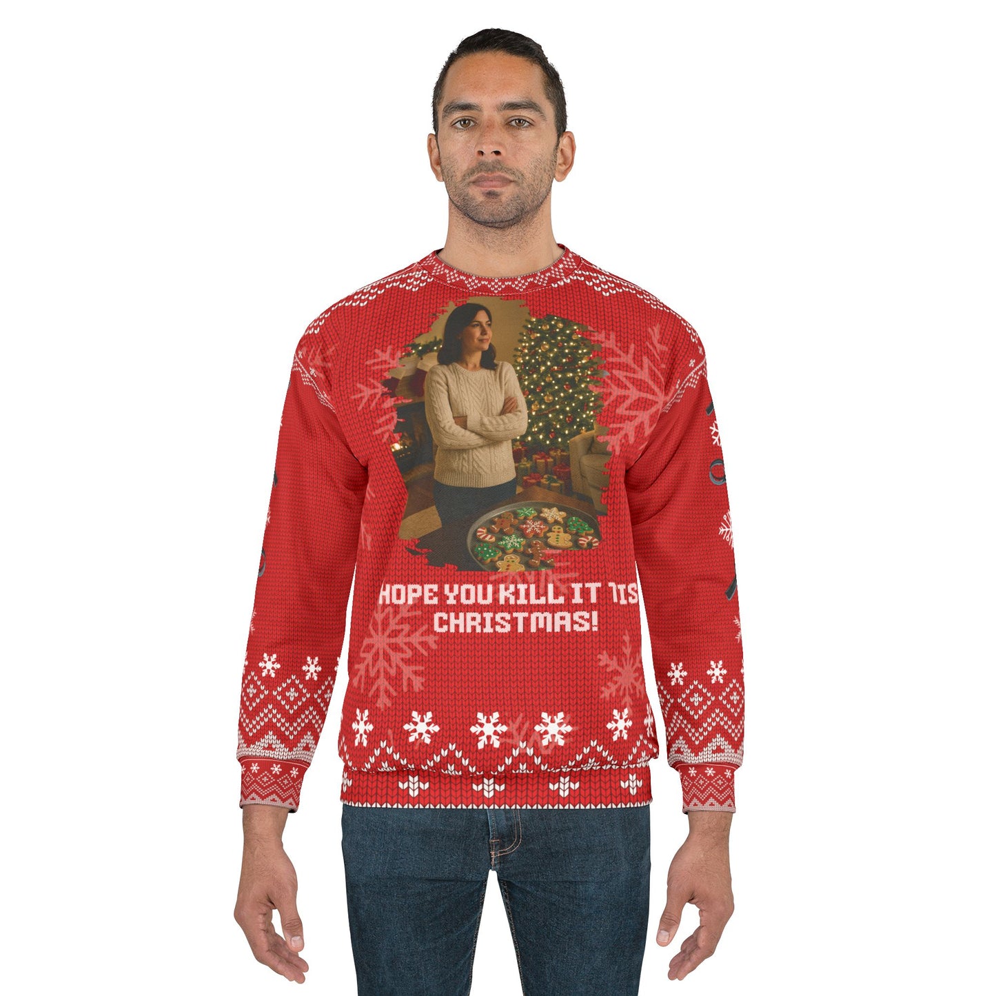 Crime Show Christmas Sweater • “Hope You Kill It This Christmas” Sweatshirt • Funny True Crime Holiday Sweater • Dark Humor Xmas Gift