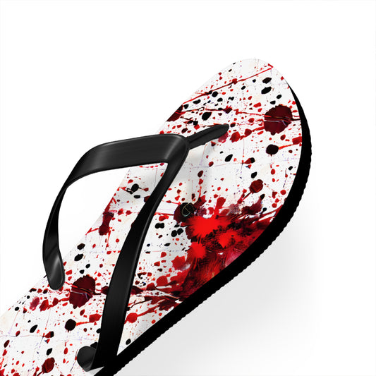 CRIME SCENE - Blood Spatter Evidence - Flip Flops