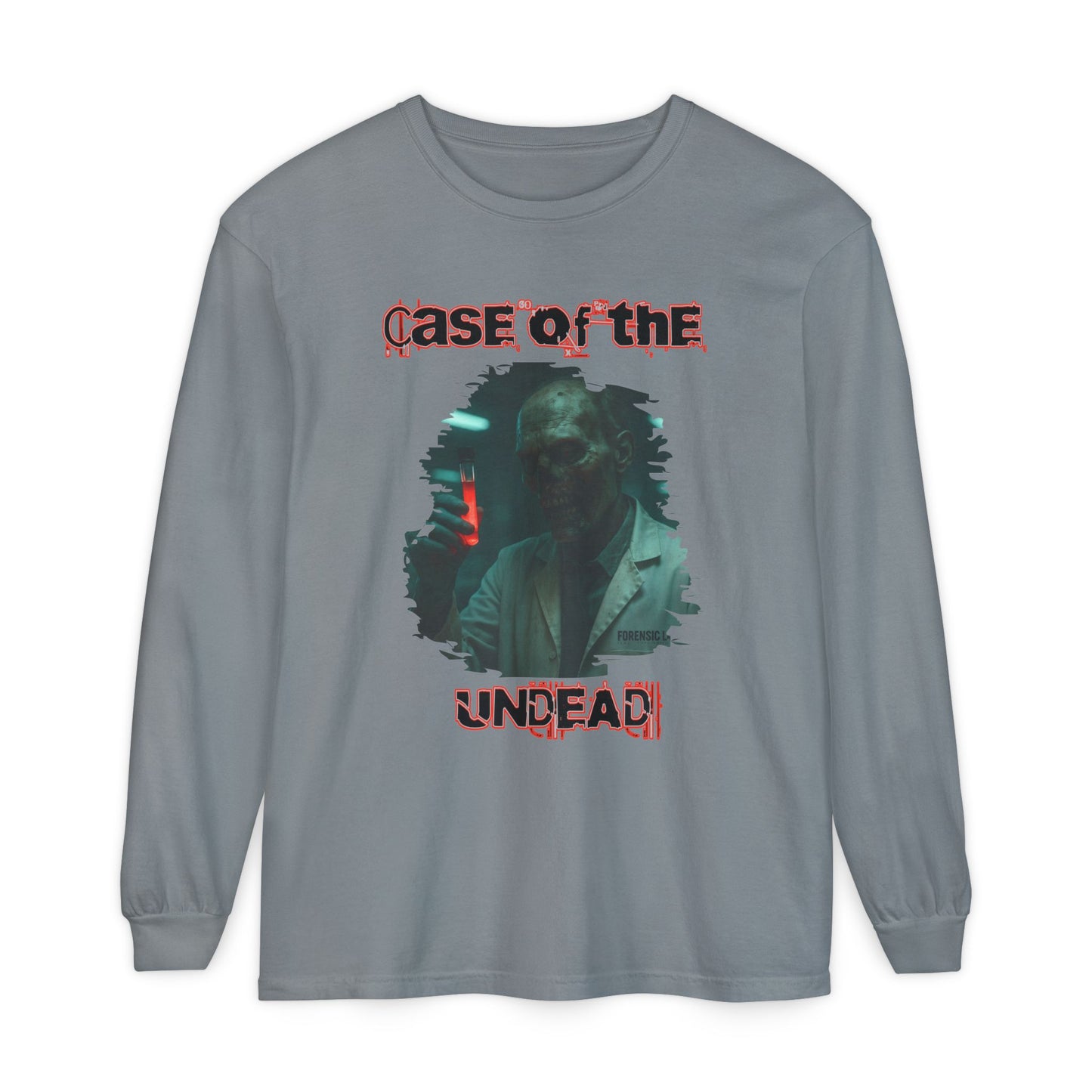 Zombie Forensic Scientist Long Sleeve T-Shirt